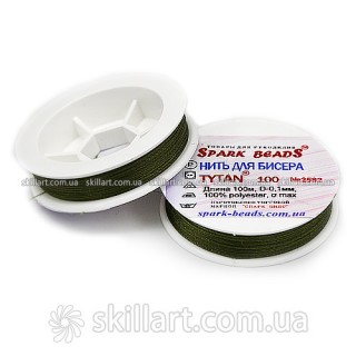 Нитки для бисера Tytan 100 Spark Beads (100м)